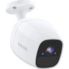 Vacos I41FW 2mp 2.6mm Lens 10MT Ir Led/full Color IP65 Wıfı Kamera(Solar Panelsiz Kayıt Özelliği Yok
