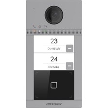 Hikvision DS-KV8213-WME1(B) 2mp Ir LED Wıfı Özellikli Iki Abone Için Poe Ip Çağrı Butonu