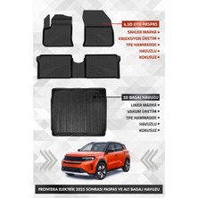 Drs Tuning Opel Frontera Elektrikli 2025 ve Sonrası Uyumlu 4.5d Premium Havuzlu Oto Paspas ve Liner Alt Bagaj