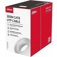 Dahua PFM922I-6UN-C 305 Metre U/utp 23AWG Cca Beyaz Renk Cat6 Kablo