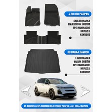 Drs Tuning Citroen C5 Aircross Mild Hybrid 2025+ Uyumlu 4.5d Sahler Premium Havuzlu Paspas ve Liner Marka Alt B
