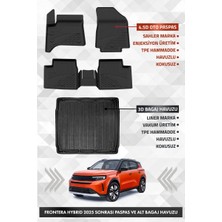 Drs Tuning Opel Frontera Hybrid 2025 ve Sonrası Uyumlu 4.5d Premium Havuzlu Oto Paspas ve Liner Alt Bagaj