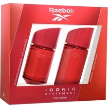 Reebok Iconic Statement Red Edp 100 ml + Shower Gel  200 ml Erkek Parfüm Seti
