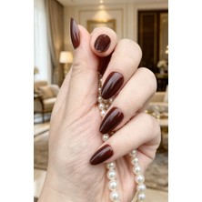 Easy Beauty Kısa Badem Takma Tırnak Small 10 Adet Takma Tırnak Seti