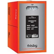 Frisby FR-CAT601 305MT 0.58MM 23AWG Cat6 Utp Kablo Gri