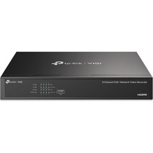 TP-Link Tp-Lınk Vıgı NVR1008H-8MP V1.2 8 Kanal Poe 1 Sata H265+ Onvıf Nvr Kayıt Cihazı