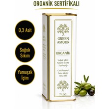 green Amour  Soğuk Sıkım 0,26 Asit Zeytinyağı 2 lt