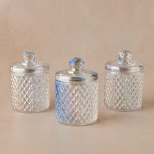 Karaca Robby Lüsterli 3'lü Baklava Desenli Baharat Takımı/Şekerlik 350 ml