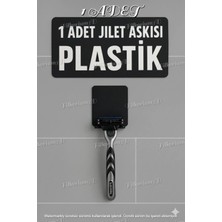 Duvar Jilet Tutucu, Tıraş Makinesi Tutucu, Kanca, Jilet Askısı, Banyo Düzenleyici Lif Askısı 1 Adet