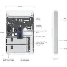 Ubnt Ubıquıtı Udw 16 Port Gıgabıt(12 Port POE)+1X10GB Sfp+ 300 Kullanıcı Destekli 3.5gbps Wıfı6 Duva