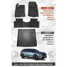 Drs Tuning Peuegot 5008 Mild Hybrid 2024 Sonrası Uyumlu 4.5d Premium Havuzlu Oto Paspas ve Liner Bagaj Havuzu