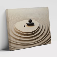 Painted Anarchy Minimalist Zen Bahçe Zen Temalı Kanvas Tablo
