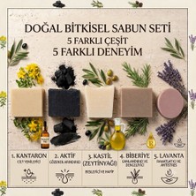 Seçkin Trend %100 Doğal Soğuk Proses El Yapımı Sabun Seti-2, Cilt ve Saç Bakımı Paketi, %100 Bitkisel.