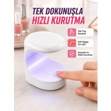 My Best Store Mini Tırnak Kurutucu – Hızlı Kurutma Için Uvled Işık Teknolojisi Yeni Nesil