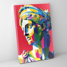 Painted Anarchy Klasizm ve Pop Art'ın Buluşması Yunan Tanrıçası Motifli ile Sanatı Kanvas Duvar Tablosu