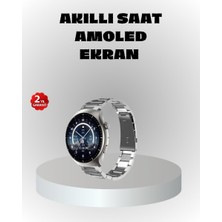 Belsina Nfc Destekli Akıllı Saat – Kablosuz Şarj & Sesli Arama Özelliği - BLS1009721-2598
