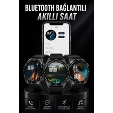 Belsina Akıllı Saat Gps ve Nfc Özelliği Sesli Görüşme Dokunmstik Ekran - BLS1005092-5143
