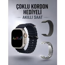 Belsina Akıllı Saat Yeni Nesil Bluetooth Bağlantılı Uyku Sağlık Takibi Gps ve Nfc Uyu - BLS1006621-8