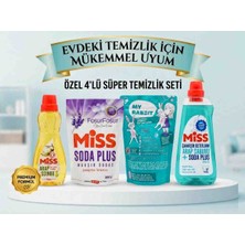 Miss Sıvı Deterjan 1500ML +My Rabbıt Toz Leke Çıkarıcı+Miss Sodaplus 500GR+MİSS Arap Sabunu 500GR Özel Set