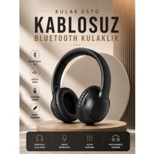 Belsina Kablosuz Bluetooth Kulaklık Kulak Üstü Mikrofonlu 5.0 Bluetooth Anc Özelliği - BLS1009437-2590