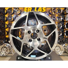 Bk Jant 4 Adet BK-940 7*15 4*108 ET20 65,1 Black Mack Jant (Takım)