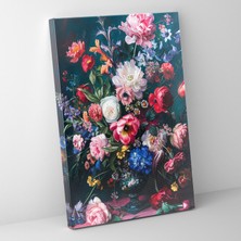 Painted Anarchy Çiçek Desenli Klasik ve Pop Art Tasarımıyla Görsel Sanat ve Modern Ifade Bir Arada Kanvas Tablo