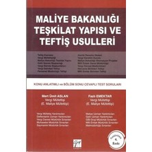 Gazi Kitabevi Maliye Bakanlığı Teşkilat Yapısı ve Teftiş Usulleri