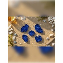 Deniz Temalı Kurabiye Kalıbı Seti – 5-8 cm | Deniz Kızı, Kaplumbağa, Yengeç, Deniz Atı