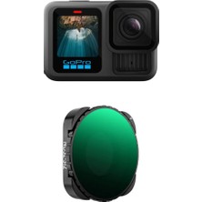 K&f Concept Gopro HERO13/HERO12 Black Için  ND32-512 Filtre (HERO13/12/11/10/9 Uyumlu)