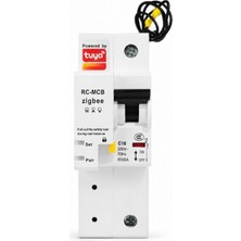 Gümrük Bey Zigbee Akıllı Devre Kesici 1p 16A ZCB-SC-1P16 Beyaz