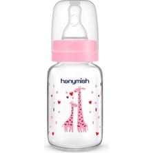 Hanymish Cam Biberon 125 ml 0-6 Ay - Pembe