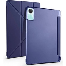 Aletools    Redmi Pad Se 4g Kılıf Kalemlikli Mars Tablet Kılıfı - Lacivert