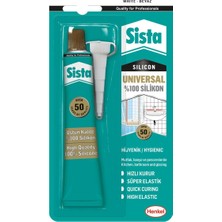 Erdo Ticaret Sista Üniversal Silikon Tüp 50 gr Beyaz
