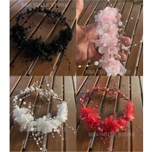 Bba New Trend Gelin Tacı Çiçekli Gelin Tacı Boncuklu Çiçekli Gelin Tacı Kına Düğün Nikah Tacı Parti Mezuniyet Taç