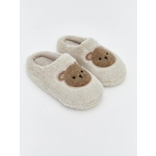 Lc Waikiki Yeni Sezon Ayı Teddy Nakışlı Kız Çocuk Ev Terliği