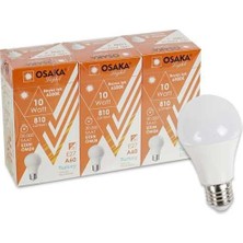Erdo Ticaret 10W 3lü Beyaz LED Ampül
