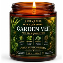 Decevorine Garden Veil Açık Alan Mumu Sinek ve Böceklerin Sevmediği Kokular 100 gr