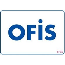 Erdo Ticaret Ofis Uyarı Levhası 17,5X25 KOD:1775
