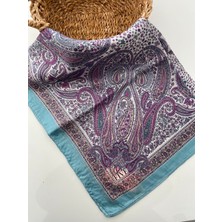 Five Scarf Retro Desen Vual Ipek Şal