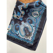 Five Scarf Nakış Desen Vual Ipek Şal