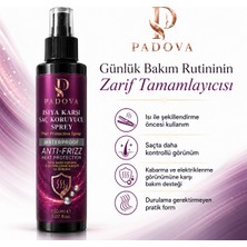 Padova Isıya Karşı Saç Koruyucu Sprey 150 ml Anti-Frizz Elektriklenme Karşıtı Saç Bakım Spreyi