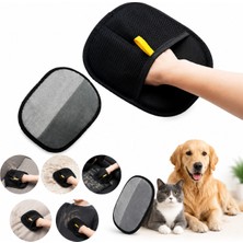 Berksales Evcil Hayvan Tüy Toplama Eldiveni Yıkanabilir Tekrar Kullanılabilir Kedi Köpek Tüy Temizleme Aparatı Koltuk Halı Araba Koltuğu Giysi Tüy Temizleyici