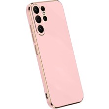 Verto Newface Samsung Galaxy S24 Ultra Kılıf Volet Silikon - Pembe