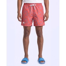 Kappa Logo Oscar Short Erkek Koyu Turuncu Regular Mayo