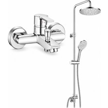 Eca Ar Lite Banyo Bataryası + Ar Tuna Duş Kolonu | 5 Yıl Garantili