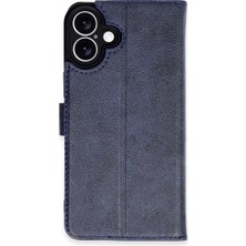 Verto Newface Apple iPhone 16 Plus Kılıf Trend S Plus Kapaklı Kılıf - Lacivert