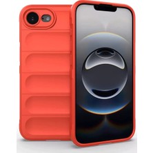 Verto Newface Apple iPhone 16E Kılıf Optimum Silikon - Kırmızı