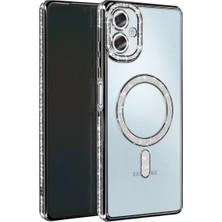 Verto Newface Samsung Galaxy A06 Joke Simli Magneticsafe Kılıf - Siyah