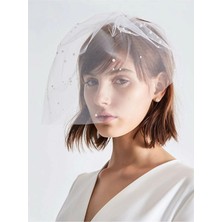 Bba New Trend Duvak Gelin Nikah Saç Kepi Saç Vualeti