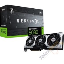 MSI Msı RTX5080 16GB Ventus 3x Oc Plus 16G Gddr7 256BIT HDMI Dp Pcıe 5.0